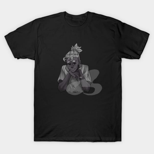 SwapFell Papyrus Humanization Sketch T-Shirt by WiliamGlowing